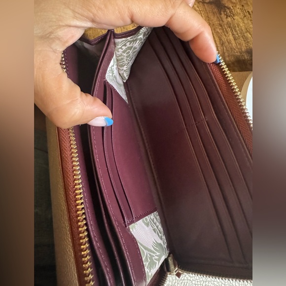 PRISTINE Vivienne Westwood Long Zip Round Wallet in Dusty Rose Saffiano - Picture 14 of 17